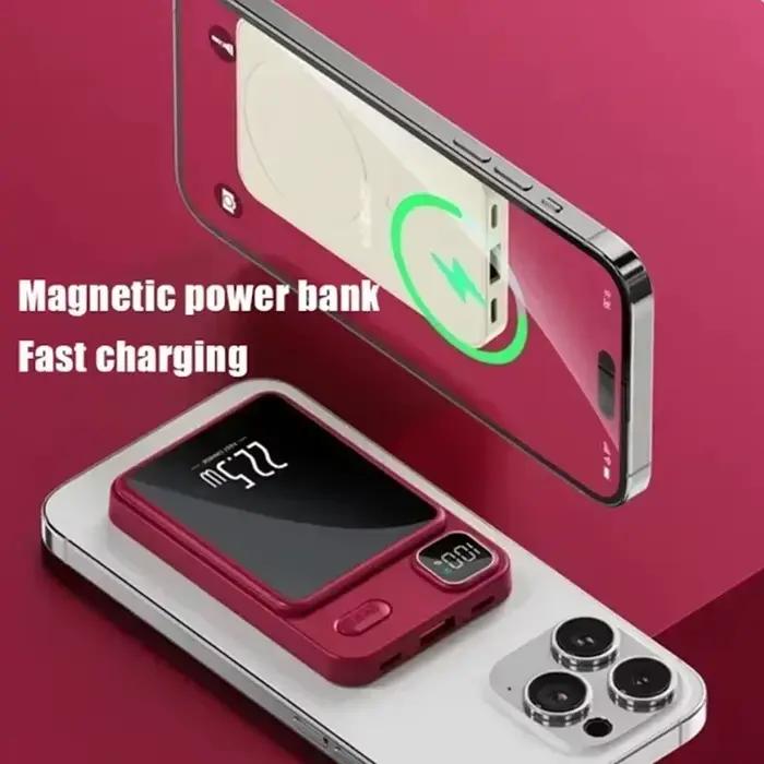 30000mAh chargeur sans fil magnétique batterie externe Magsafe