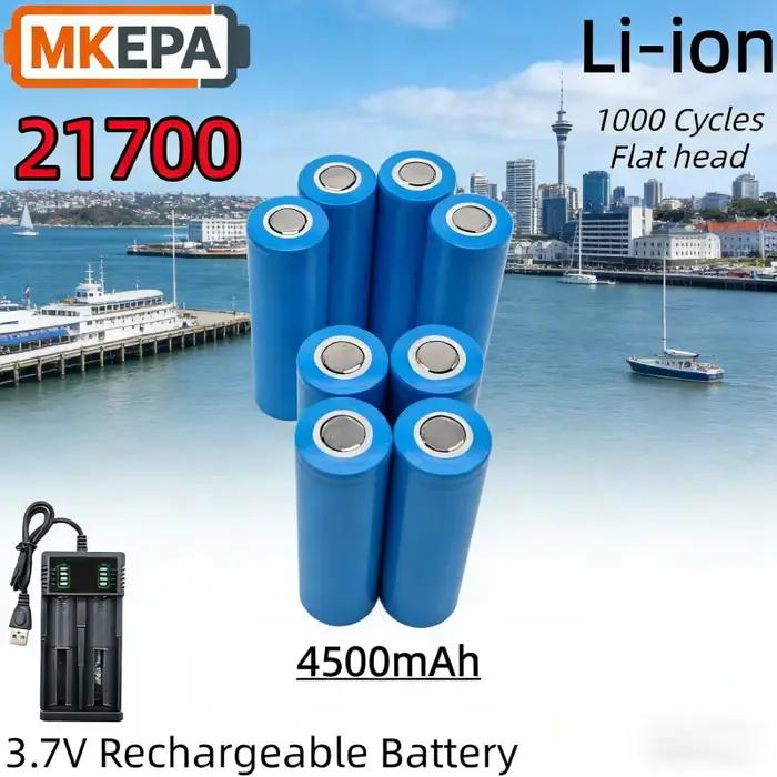 Batterie lithium-ion rechargeable 21700 3.7V 4500mAh 3C