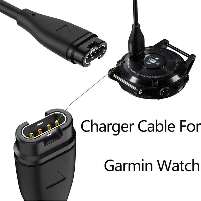 Pour Garmin Fenix 8 5 5S 5X Plus 6 6S 6X Pro 7 chargeur USB-C chargeur Smartwatch chargeur câble chargeur de remplacement 3.3ft
