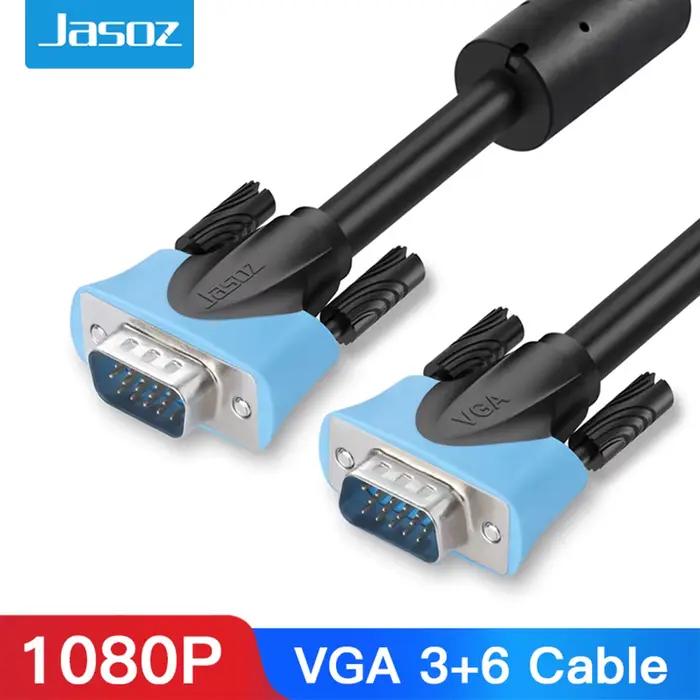 Câble VGA 1, 5m 2m 3m Mâle-Mâle 1080P