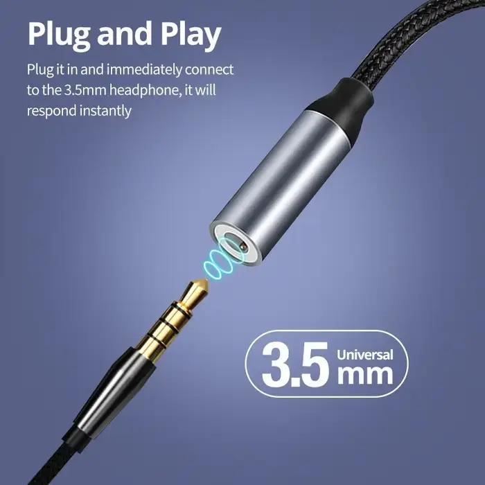 Adaptateur d'écouteur USB Type C à 3.5 Jack USB-C 3 5mm Convertisseur de câble audio pour IPhone 15 15 Pro MAX Samsung Galaxy Huawei Xiaomi