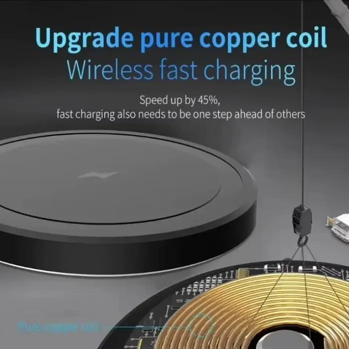 Mini chargeur magnétique sans fil à aimant puissant pour iPhone 18 17 16 15 14 13, mince, portable, charge rapide 15W, chargeur sans fil