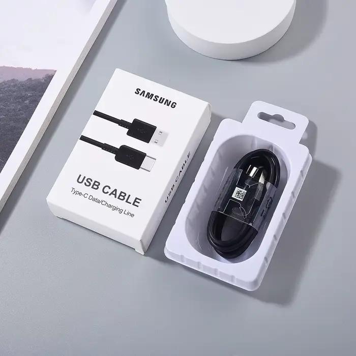 Câble USB d'origine SAMSUNG 1.2M 15W 25W Transmission de ligne de données de charge rapide pour Galaxy S8 S9 S10 S22 S23 S24 FE S25 Ultra