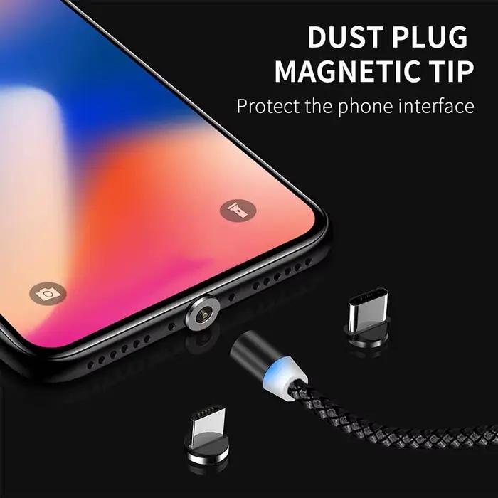 Câble magnétique de Type C Micro USB