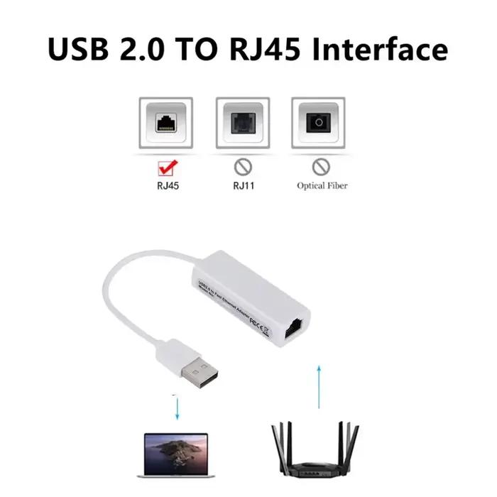 Adaptateur Ethernet USB vers Ethernet Lan RJ45