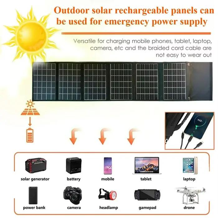 Chargeur solaire portable 50W 90W