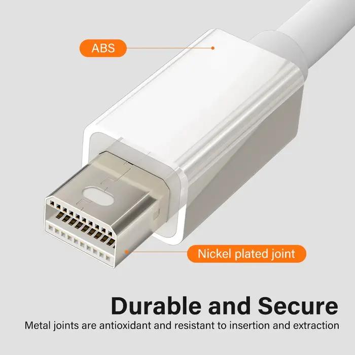 Câble Mini DP vers Mini DP pour Apple Mac