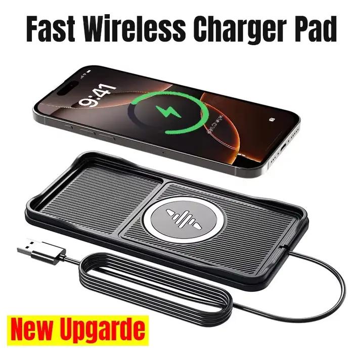 Base de chargeur sans fil de voiture avec câble USB