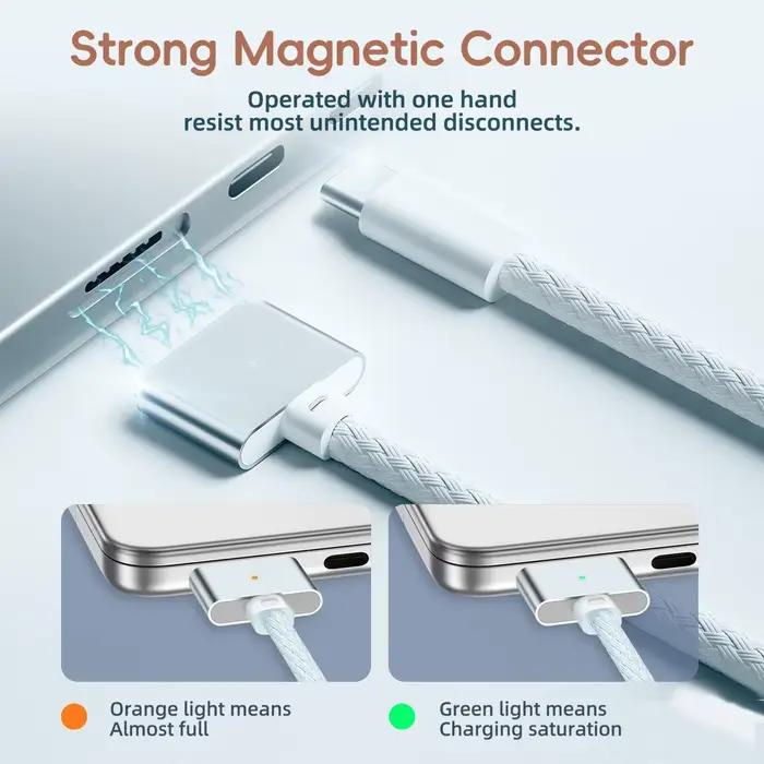 Câble USB Type C vers Magsafe 3 génération 140W pour chargeur MacBook Air Pro