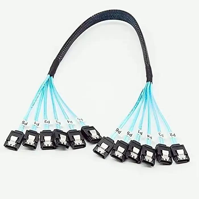 4/6 pièces/ensemble câble Sata vers