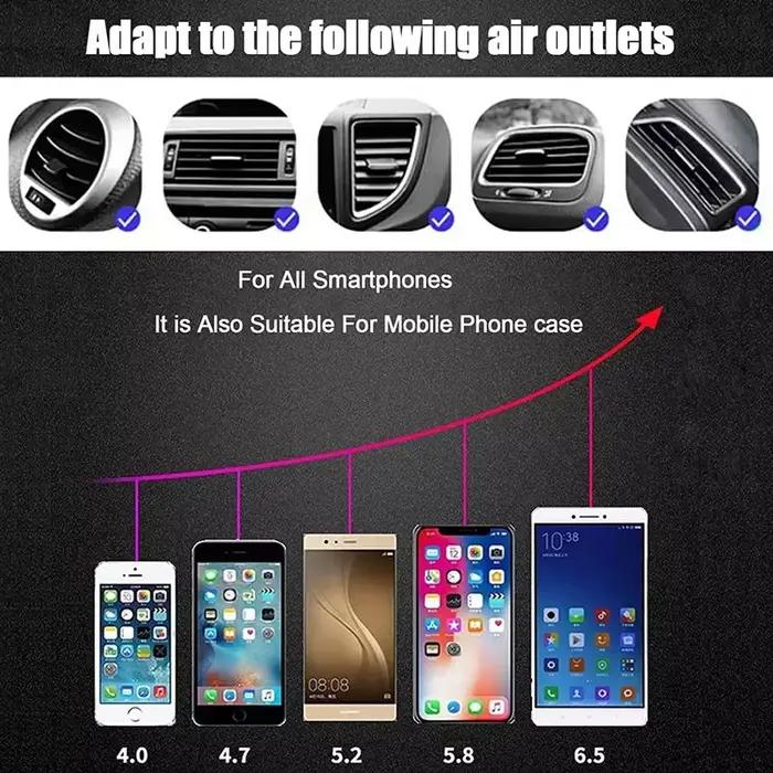 Support de chargeur sans fil pour voiture induction infrarouge auto-serrant charge rapide 360 degrés pour iPhone 11 12 13 14 Pro Max Samsung Galaxy S20 21 Plus occaions de conduite