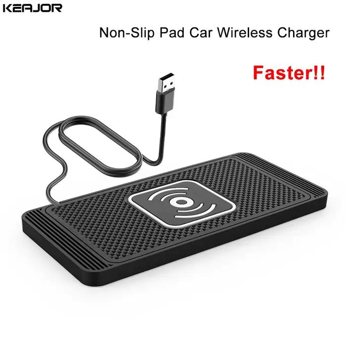 Chargeur sans fil de voiture en Silicone