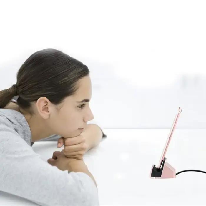 Chargeur de bureau USB-C rapide et élégant avec câble intégré pour Huawei P9 Plus et autres smartphones occasions quotidiennes spéciales