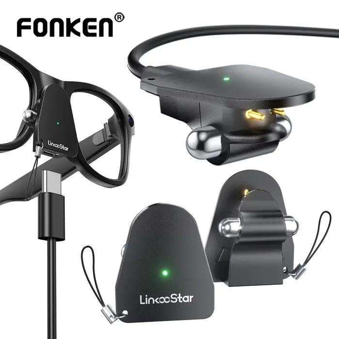 Adaptateur de charge USB C pour Ray-Ban Meta Gen 1/Gen 2 et Oakley