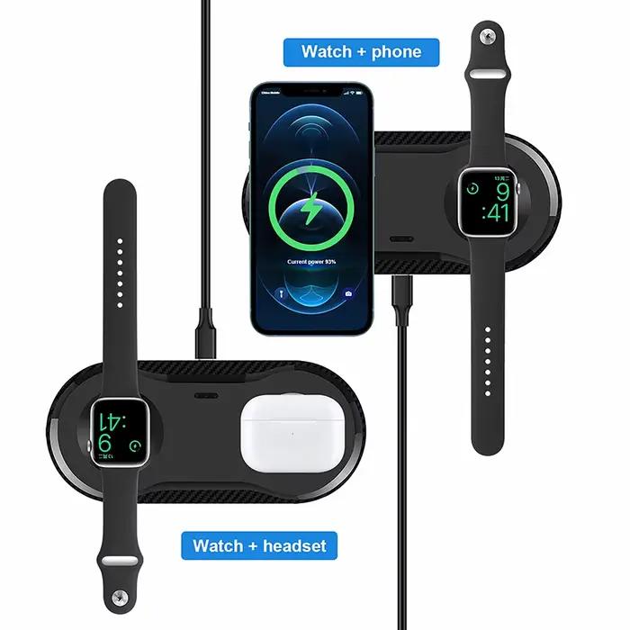 Chargeur sans fil 2 en 1 Touriste pour iPhone