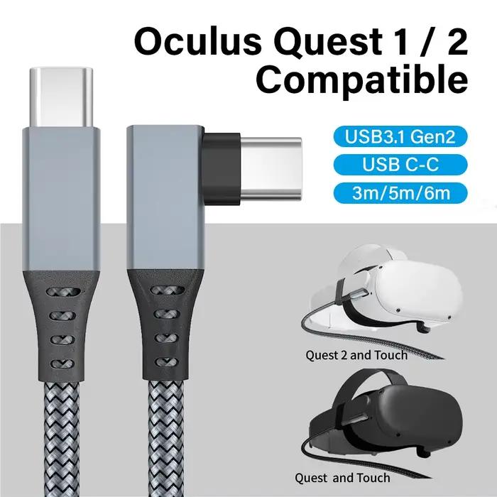 Câble de chargement de ligne de données 3M 5M 6M pour Meta Quest 3 2 Pico4 3.0