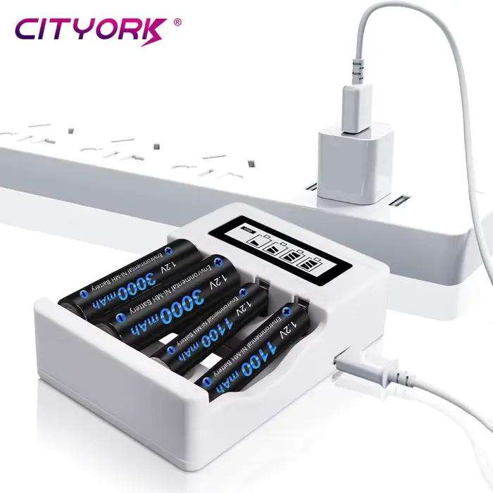 CITYORK 1.2V AAA NIMH batterie Rechargeable 3A