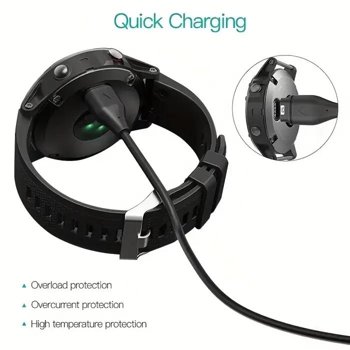 Câble de chargeur pour Garmin Fenix 5 5S 5X Plus 6 6S 6X Pro 7 7S 7X