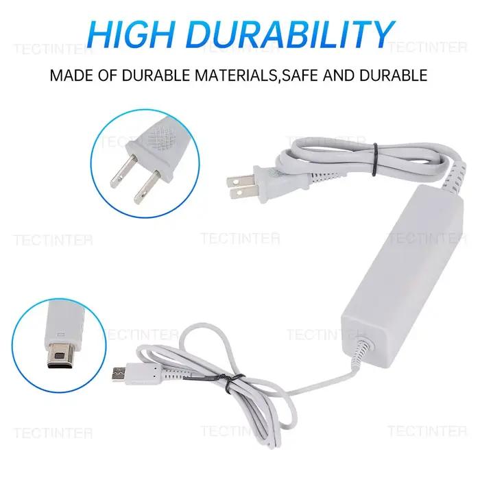 Chargeur adaptateur secteur pour manette de jeu Wii U