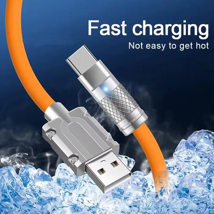 Câble USB Type-C en Silicone Liquide