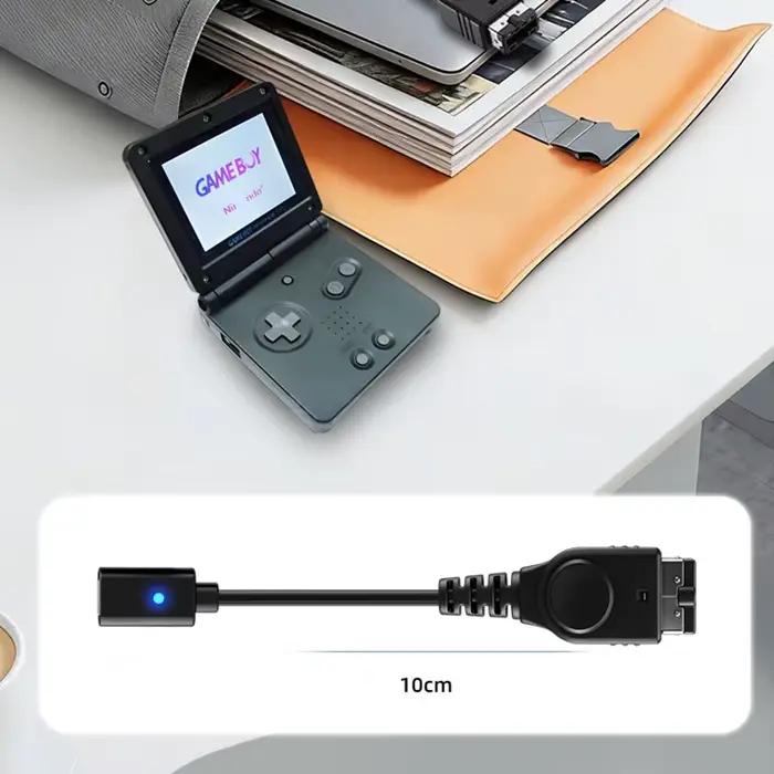 Câble de charge USB Type C pour Nintendo GBA SP Game Boy Advance avec voyant LED