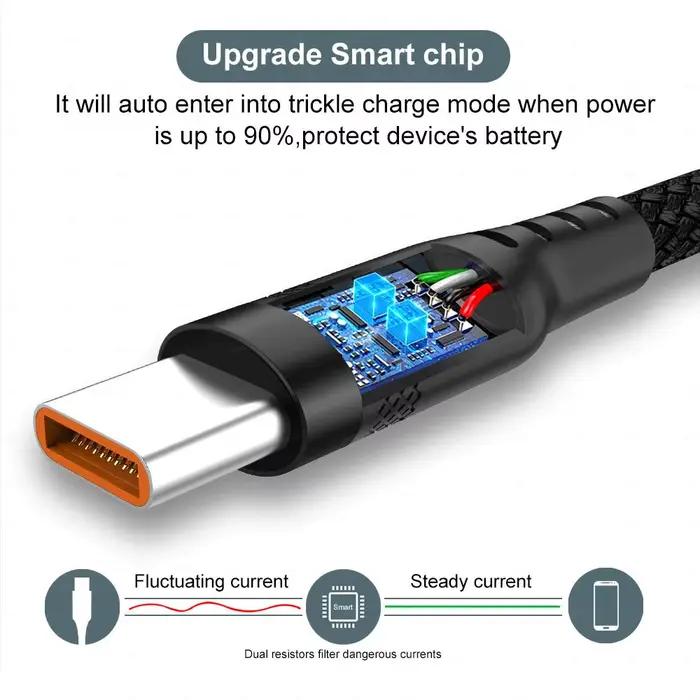 Câble de charge rapide USB type-c étendu 2M 3M 5 mètres Android Micro USB pour Huawei Xiaomi Vivo Oppo