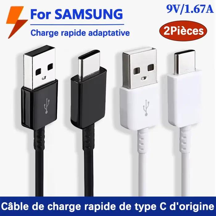 Câble USB C d'origine pour Samsung