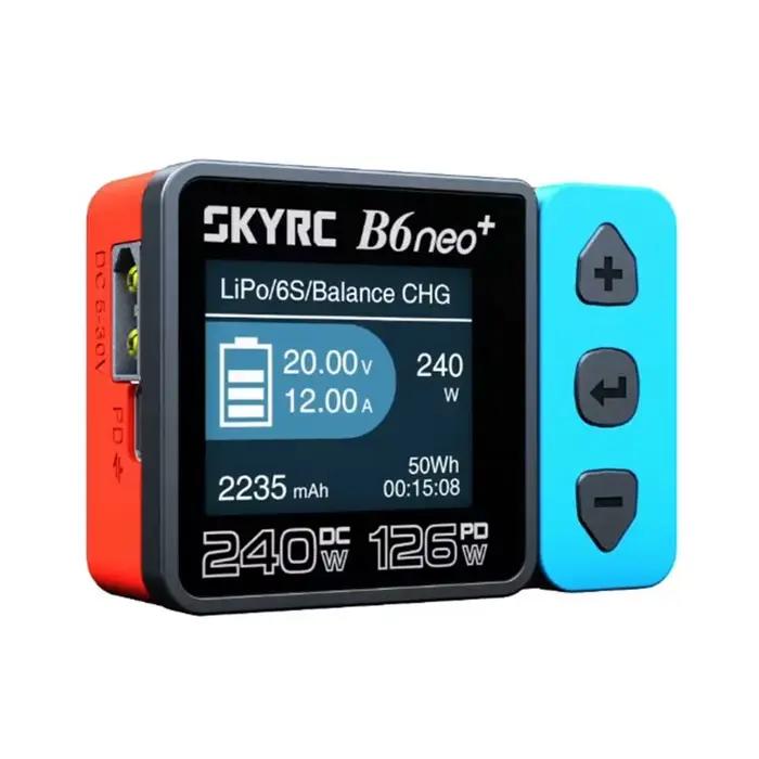SkyRC B6neo + DC 240W 10A PD 126W chargeur intelligent multifonction pour avion RC Charge 1-6 cellules