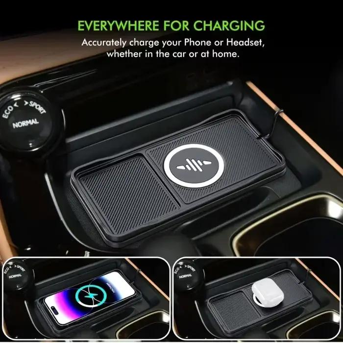 Base de chargeur sans fil de voiture avec câble USB