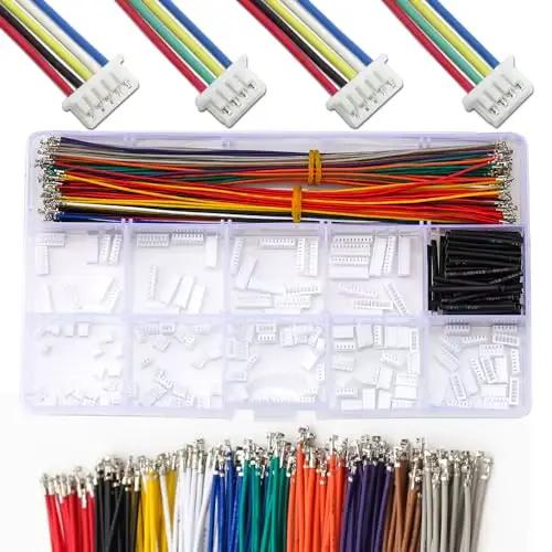 Connecteur PicoBlade Molex mâle-femelle de 1.25mm avec câbles pré-épilés 28AWG pour projets électroniques de bricolage