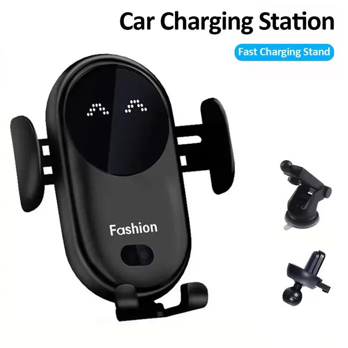 Support de chargeur sans fil pour voiture à Induction infrarouge