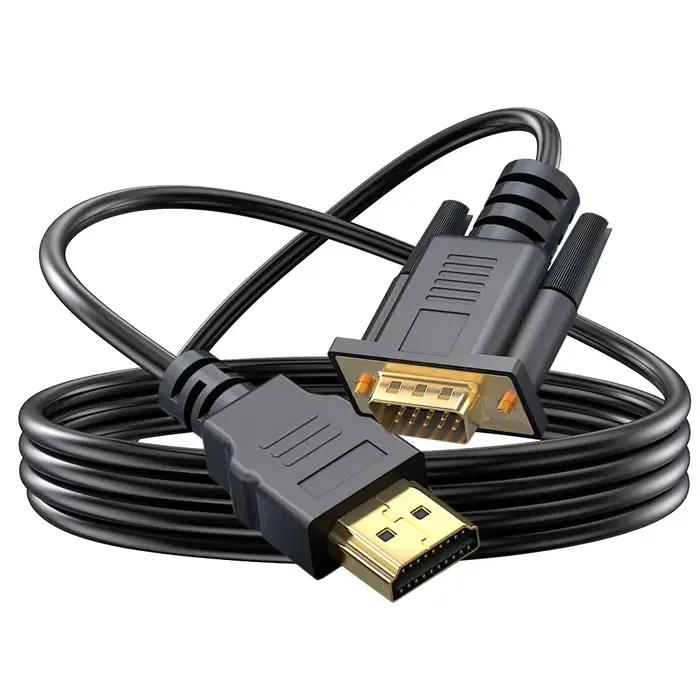 Câble HDMI vers VGA 1080P pour connecter ordinateur portable et moniteurs VGA occasions spéciales