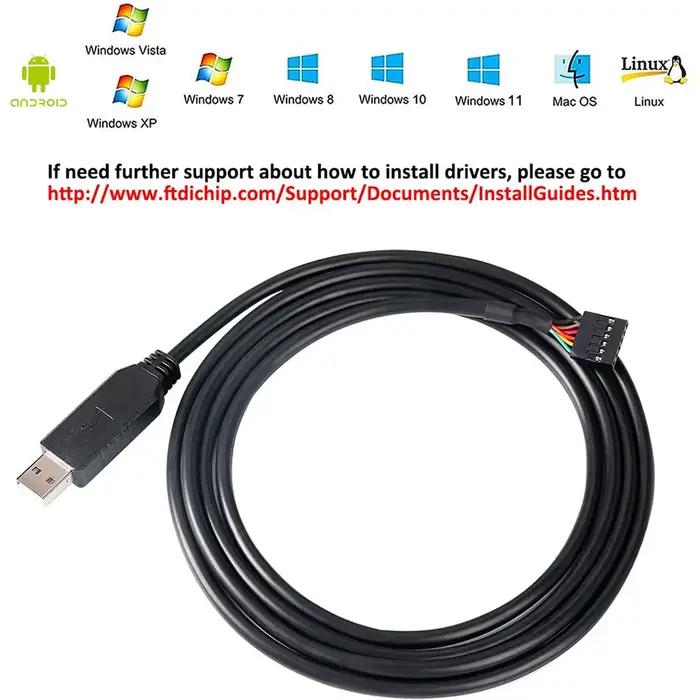 Câble adaptateur USB vers TTL série 5V