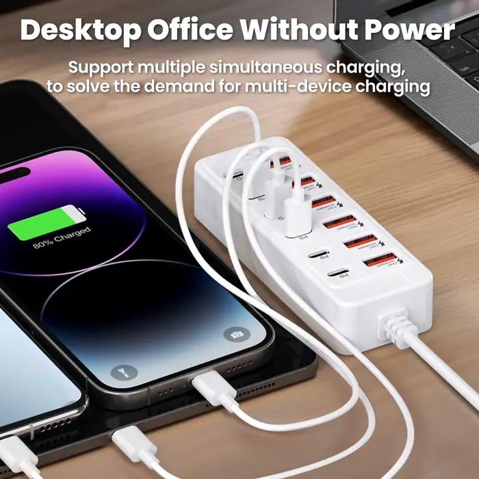 Multiprise 12 en 1, Station de chargeur USB multi-ports