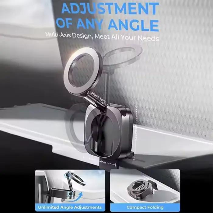 Support de téléphone pour avion de voiture MagSafe pliable 360 °