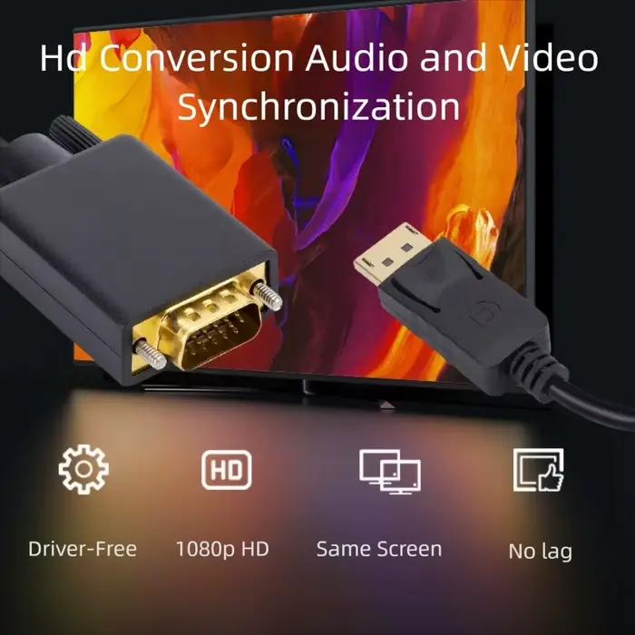 Câble DisplayPort vers VGA