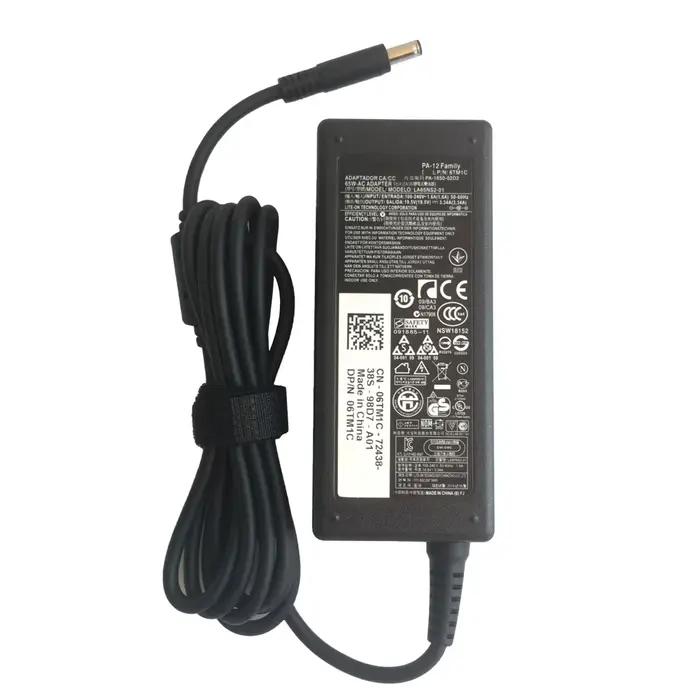 Chargeur secteur 65W 19.5V 3.34A pour Dell Latitude 3330 3340 3440 3450 3540 adapté pour une utilisation quotidienne et de voyage avec choix de couleurs