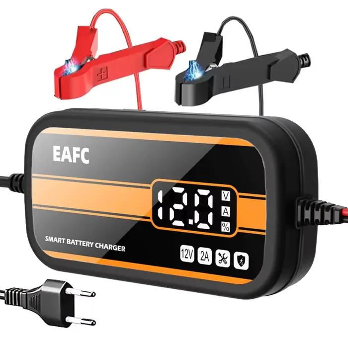 Le plus récent chargeur de batterie de voiture 12V 2Ah-20Ah affichage numérique Intelligent