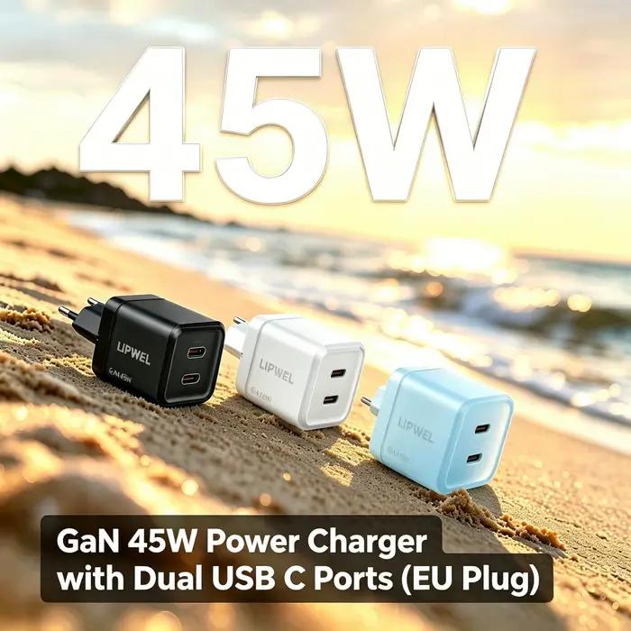[Prise EU] Chargeur GaN 45W