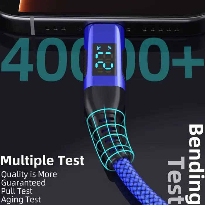 LAIHONEN USBC vers Lightning pour iPhone chargeur Cable10FT câble