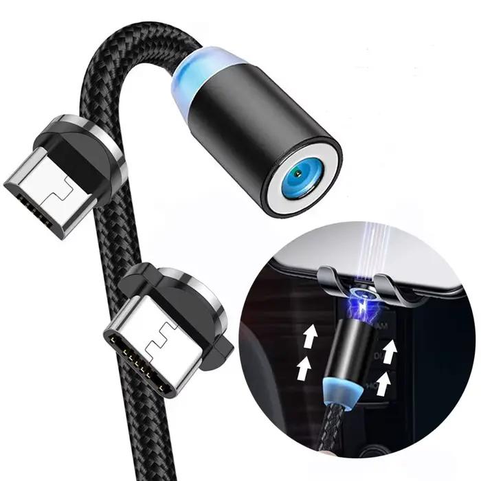 Câble magnétique de Type C Micro USB