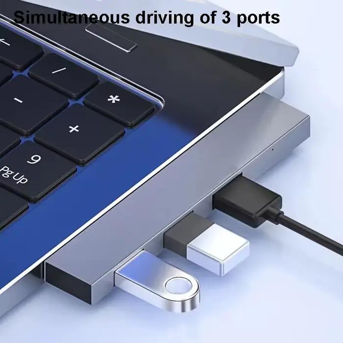 Hub USB C 4 en 1 3.0 PD 60W Type C 3.1 pour Xiaomi Lenovo Macbook Pro 13 15 Occasions Spéciales Productivité Bureau Élégant Design Compact