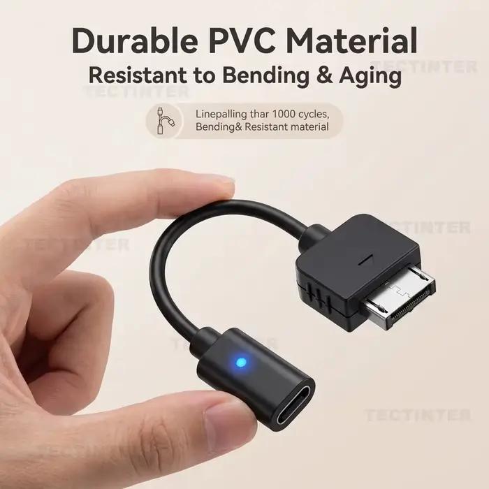Câble USB C pour PS Vita 1000 adaptateur de charge portable convertisseur de type C cordon d'alimentation pour accessoires de console occasions spéciales gaming portable