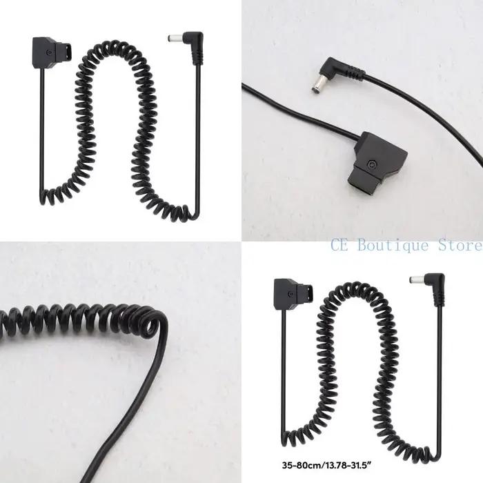 D-tap vers DC5.5x2.1MM câble enroulé à droit moniteurs