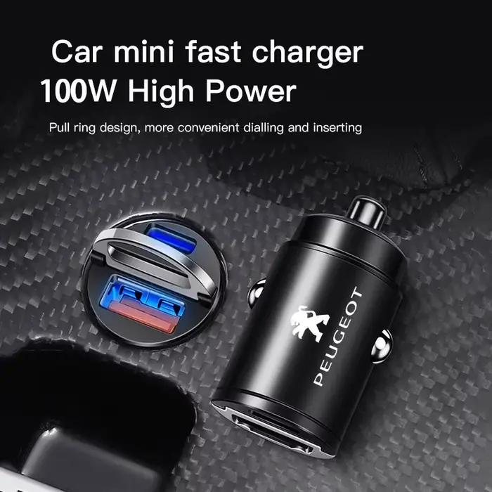 Mini chargeur de voiture 100W