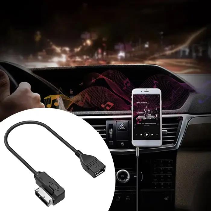 Adaptateur Câble USB AUX pour Audi A6L Q5 Q7 A8 S5 VW Compatibilité Musique Haute Qualité Connexion Fiable Intégration Transparente