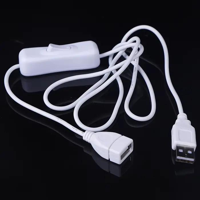 Rallonge de câble USB avec interrupteur marche/arrêt