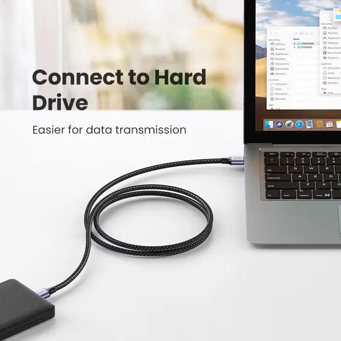 Câble d'extension double USB 3.0 UGREEN noir pour téléphones, ordinateurs, disques durs et autres appareils intelligents occasions quotidiennes et cadeaux spéciaux