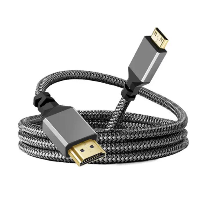 1M 2M 3M 5M 10M Nylon HDMI2.0 MINI câble HDMI vers