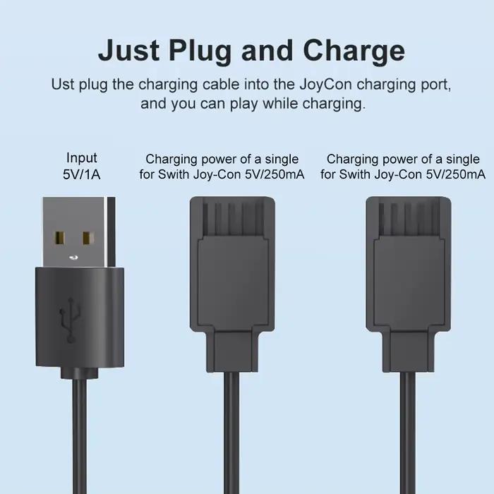 Câble de chargeur USB pour contrôleur Joycon